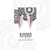 Kimaka Design Paperilennokki hopea & liila korvakorut
